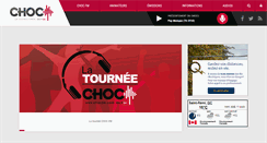 Desktop Screenshot of chocfm.com